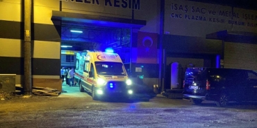 Atölyede makineye sıkışan işçi öldü