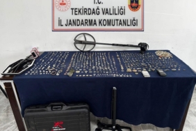Tekirdağ'da 1014 tarihi sikke ve obje ele geçirildi