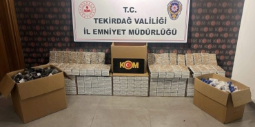 Tekirdağ'da sigara kaçakçılığı operasyonunda 5 gözaltı