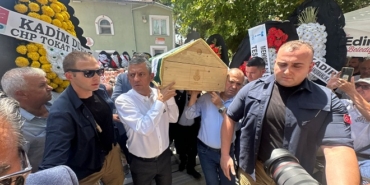 CHP lideri Özgür Özel, Edirne’de cenaze törenine katıldı