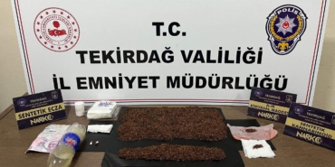 Çorlu'da uyuşturucu operasyonunda 3 tutuklama