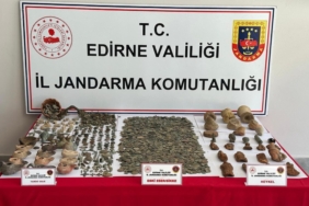 Edirne'de 4 bin 564 parça tarihi eser ele geçirildi