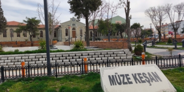 Keşan’da kent müzesi bahçesine zarar verilmesine tepki
