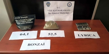 Kırklareli’de bir evde 116 gram bonzai ele geçirildi; 1 göz