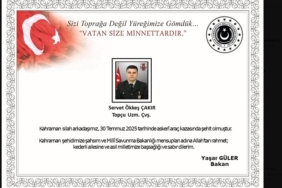 MSB: Edirne’de askeri araç kazasında 1 silah arkadaşımız