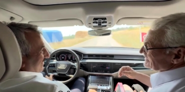 Vali Sezer,  köy yolunu ‘Lütfü amca’ ile test etti