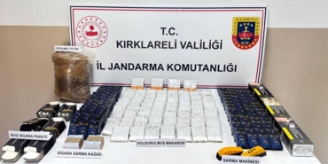 Kırklareli'de kaçak tütün ürünleri ele geçirildi