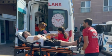 Tartıştığı kocasını bıçakla yaraladı