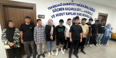 Tekirdağ'da 19 kaçak göçmen yakalandı
