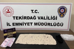 Tekirdağ'da 2 bin 474 uyuşturucu hap ele geçirildi