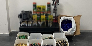 Tekirdağ'da kaçak av fişeği ve barut satan şüpheli yakala