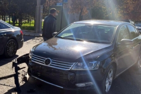 Çorlu'da otomobil ile motosiklet çarpıştı; 1 yaralı