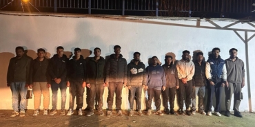 Edirne'de 13 kaçak göçmen yakalandı
