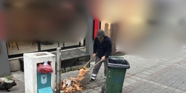 Atıklarını yola döken işletmeye 30 bin lira ceza