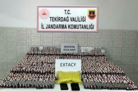 Çorlu'da 33 bin hap ele geçirildi, 2 tutuklama