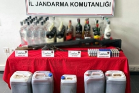 Edirne'de sahte ve kaçak içki ele geçirildi