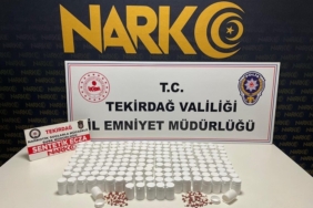 Tekirdağ'da 'torbacı' operasyonunda 11 bin hap ele geçirildi