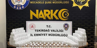 Tekirdağ'da 81 bin 700 hapla yakalanan 'torbacı' tutuklandı