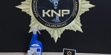 Lüleburgaz'da evinde uyuşturucu ele geçirilen şüpheli tutu