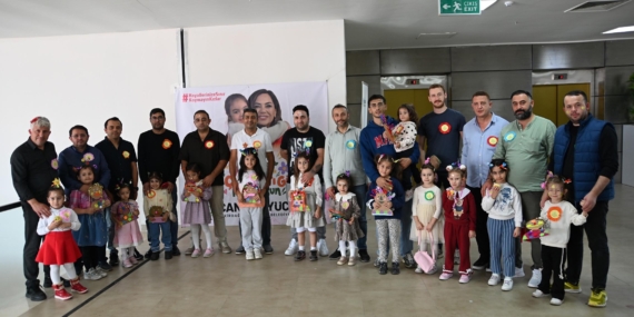 'Baba-Kız' atölyesinde renkli görüntüler