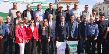 Tekirdağ Büyükşehir Belediyesi'nden üreticiye tohum deste.