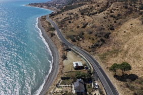 Tekirdağ'da Uçmakdere-Şarköy kara yolu etap etap yenileniyo