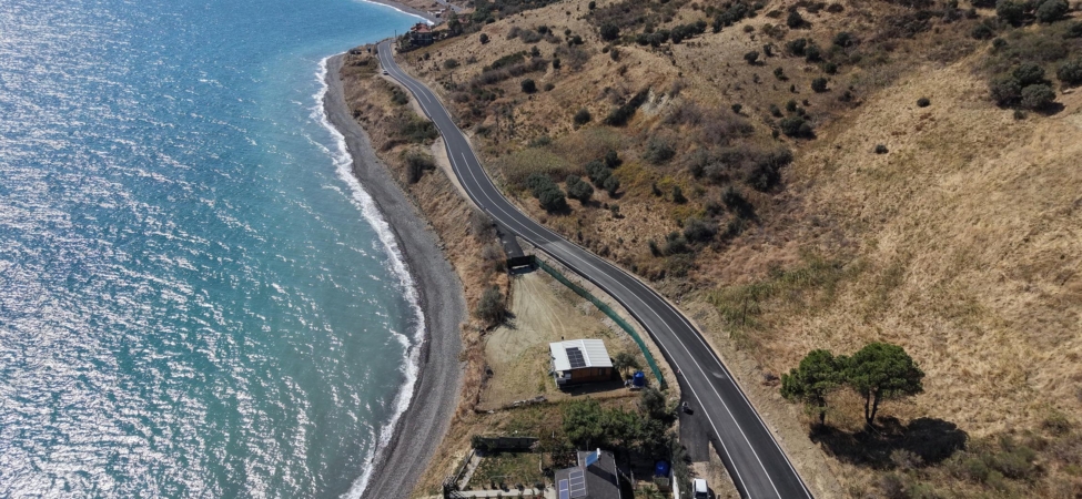 Tekirdağ'da Uçmakdere-Şarköy kara yolu etap etap yenileniyo